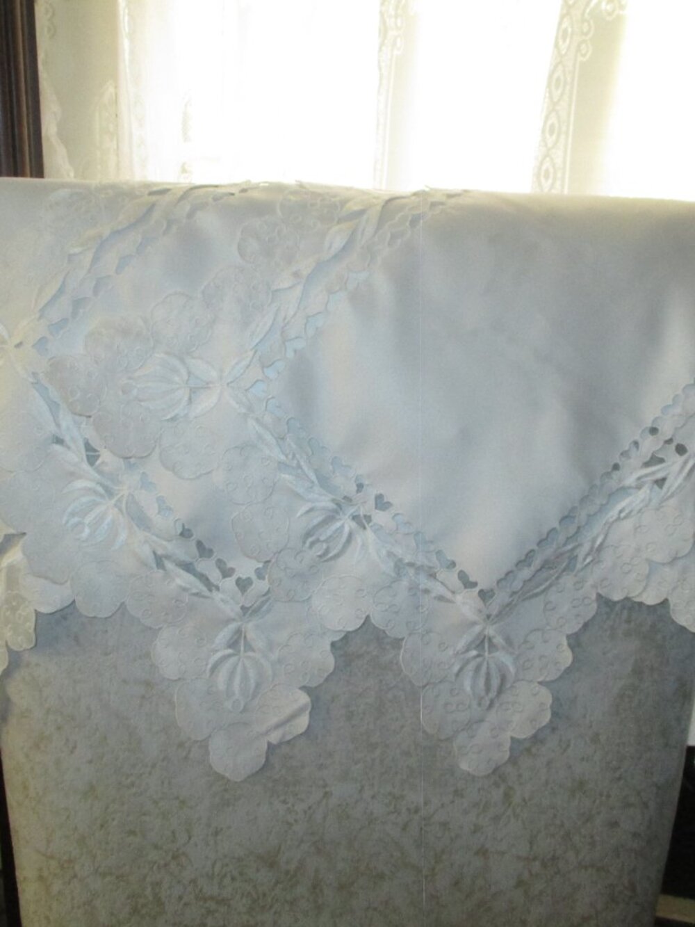 Embroidered Heart Cut Out Placemats